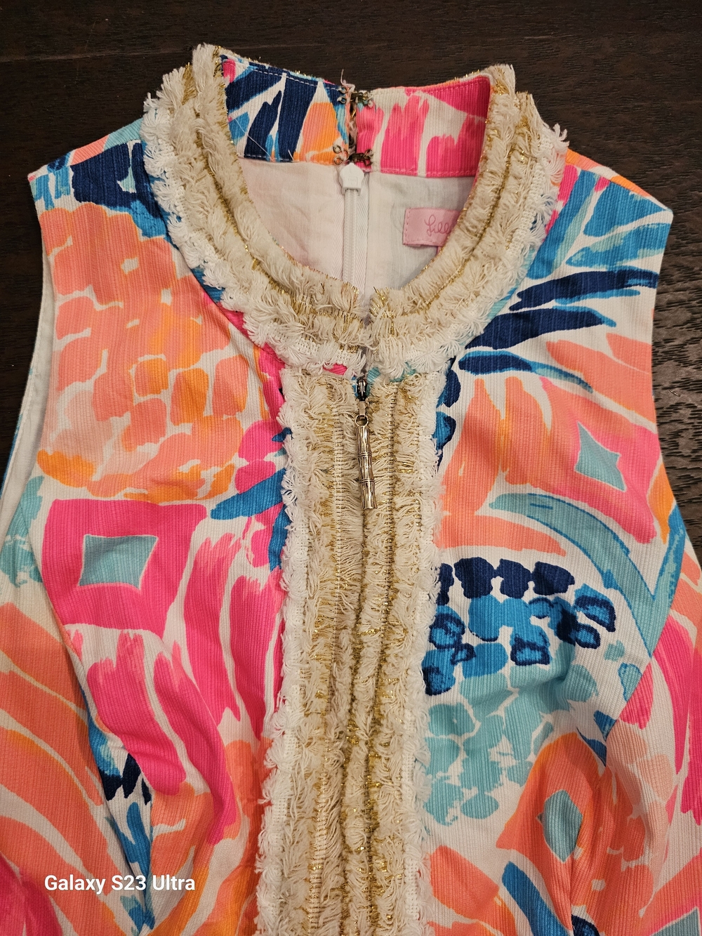 Lilly Pulitzer Alexa Pineapple Print Shift Dress "Goombay Smashed" - Picture 3 of 13